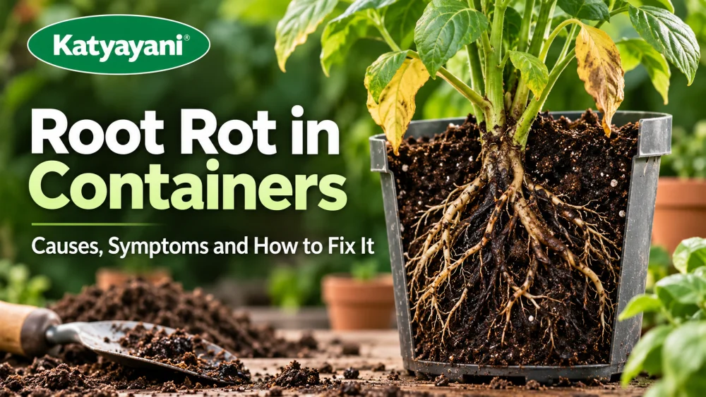 Root rot in containers: diagnosis and recovery