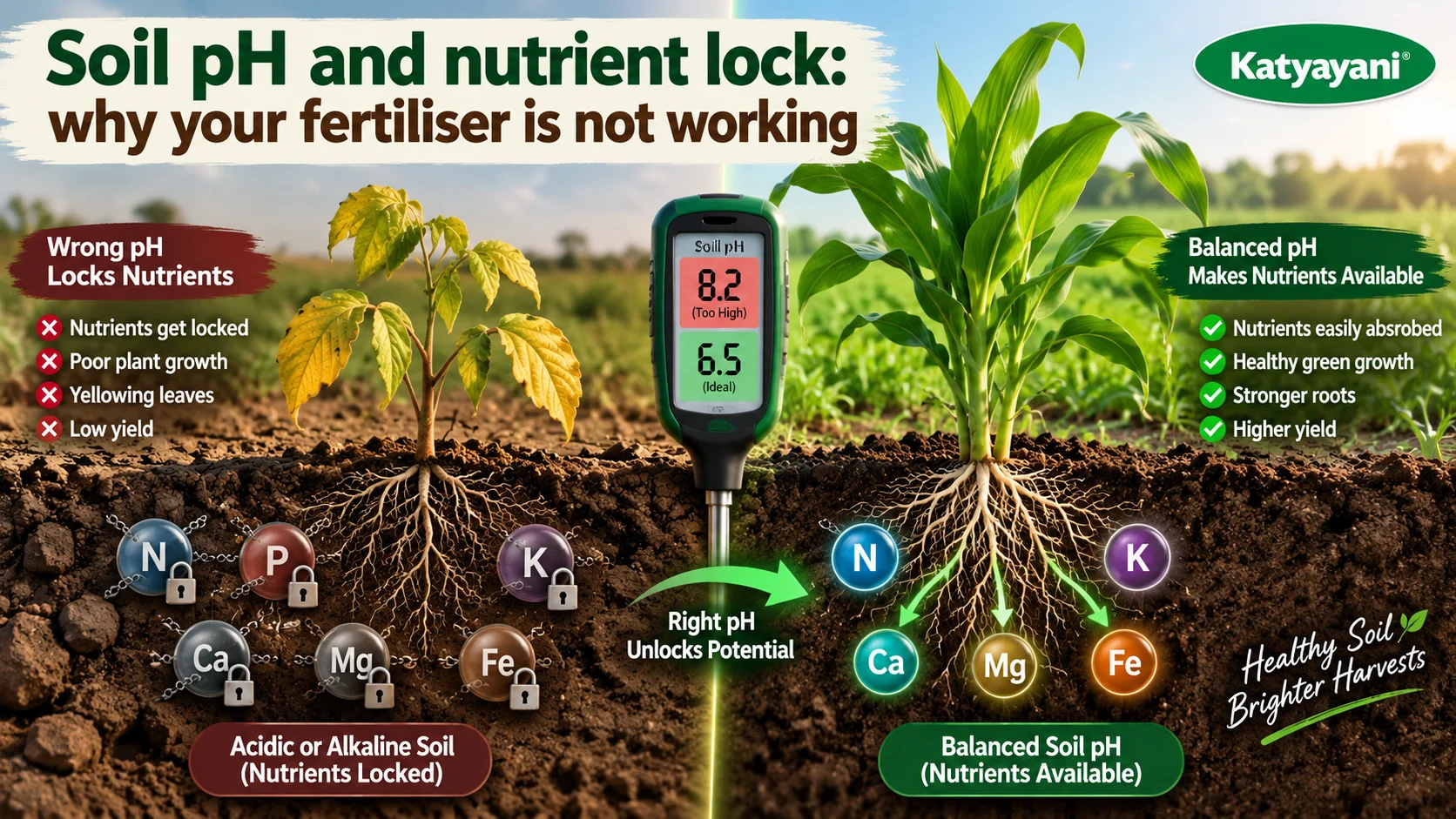 Soil pH and nutrient lock: why your fertiliser is not working