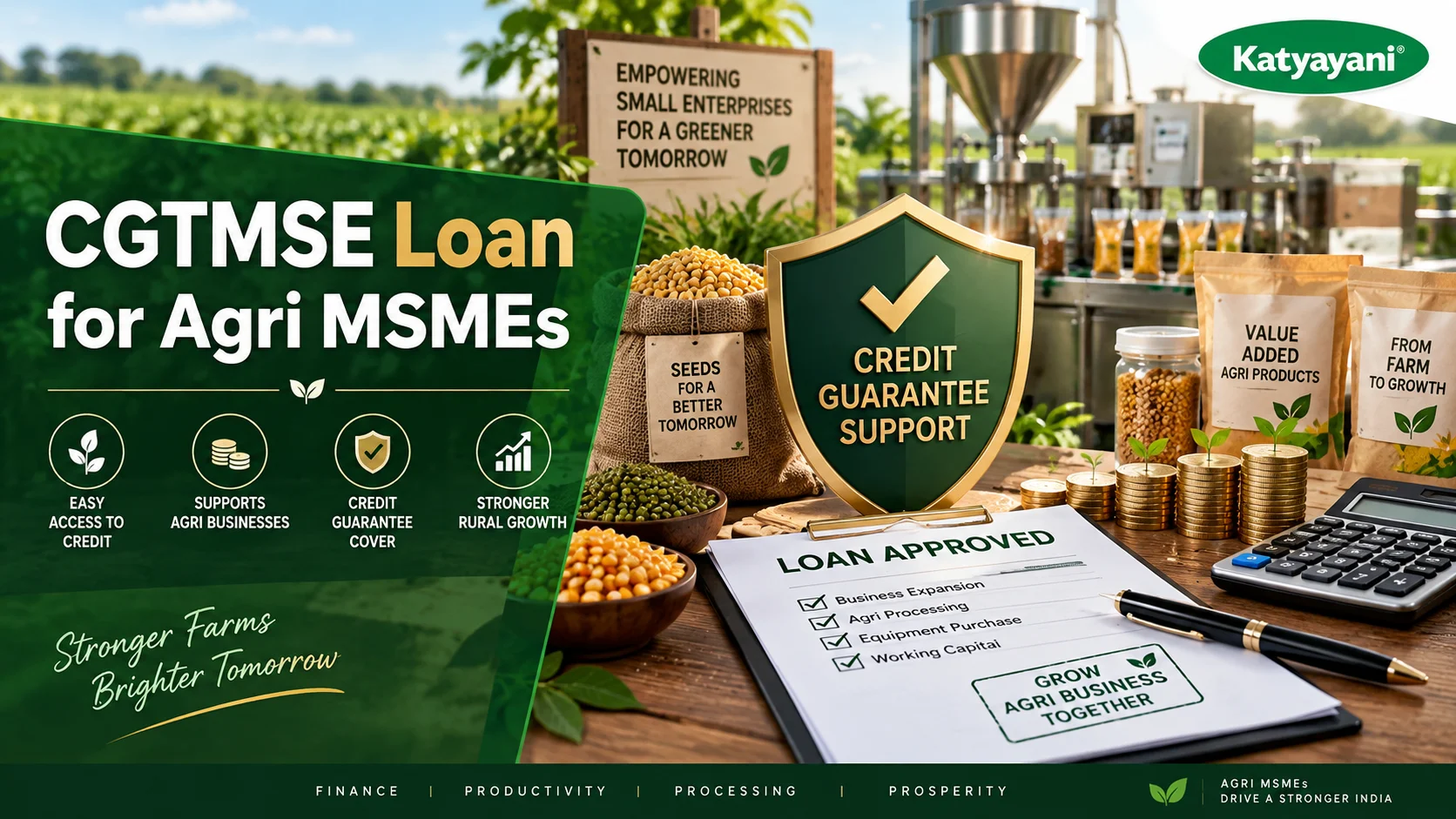 CGTMSE Loan for Agri MSMEs