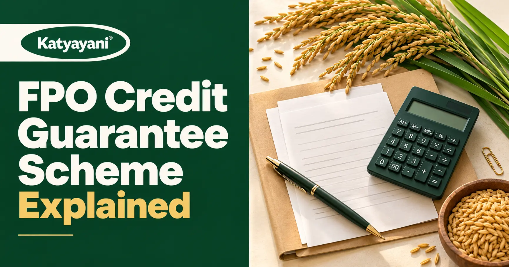 FPO Credit Guarantee Scheme Explained