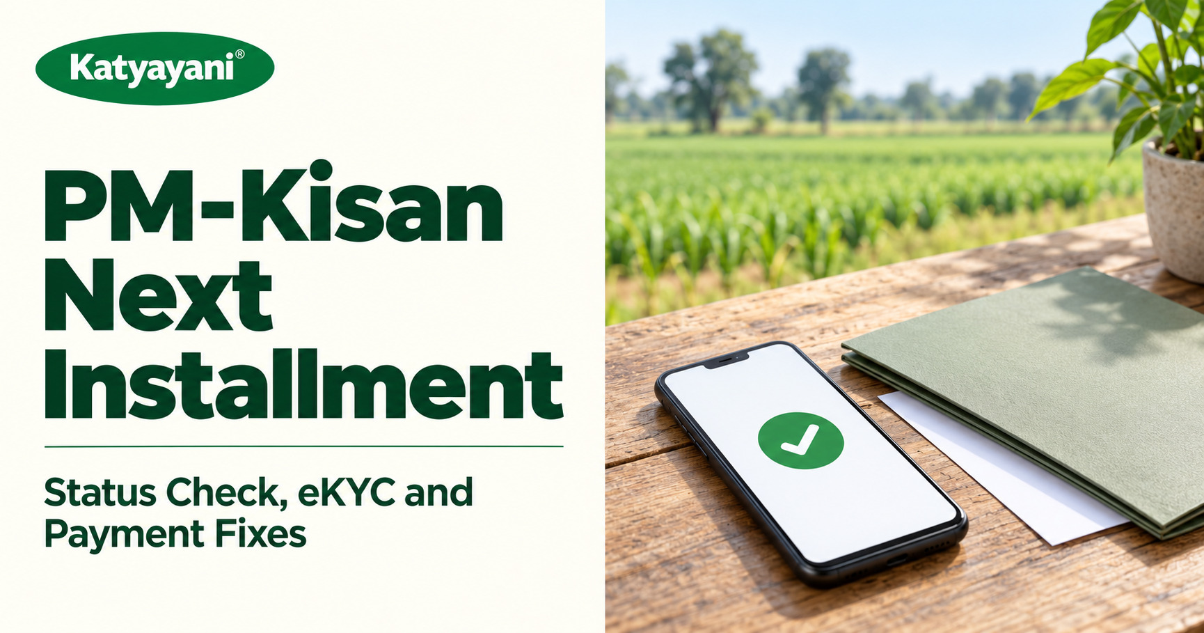 PM-Kisan Next Installment: Status Check, eKYC and Payment Fixes