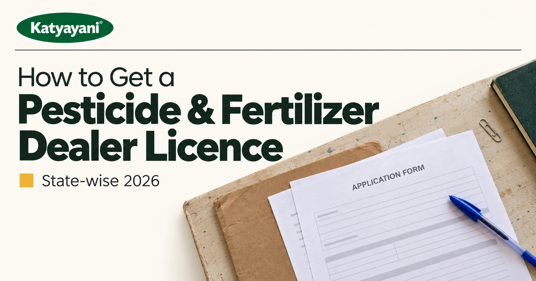 How to Get a Pesticide and Fertilizer Dealer Licence (State-wise 2026)