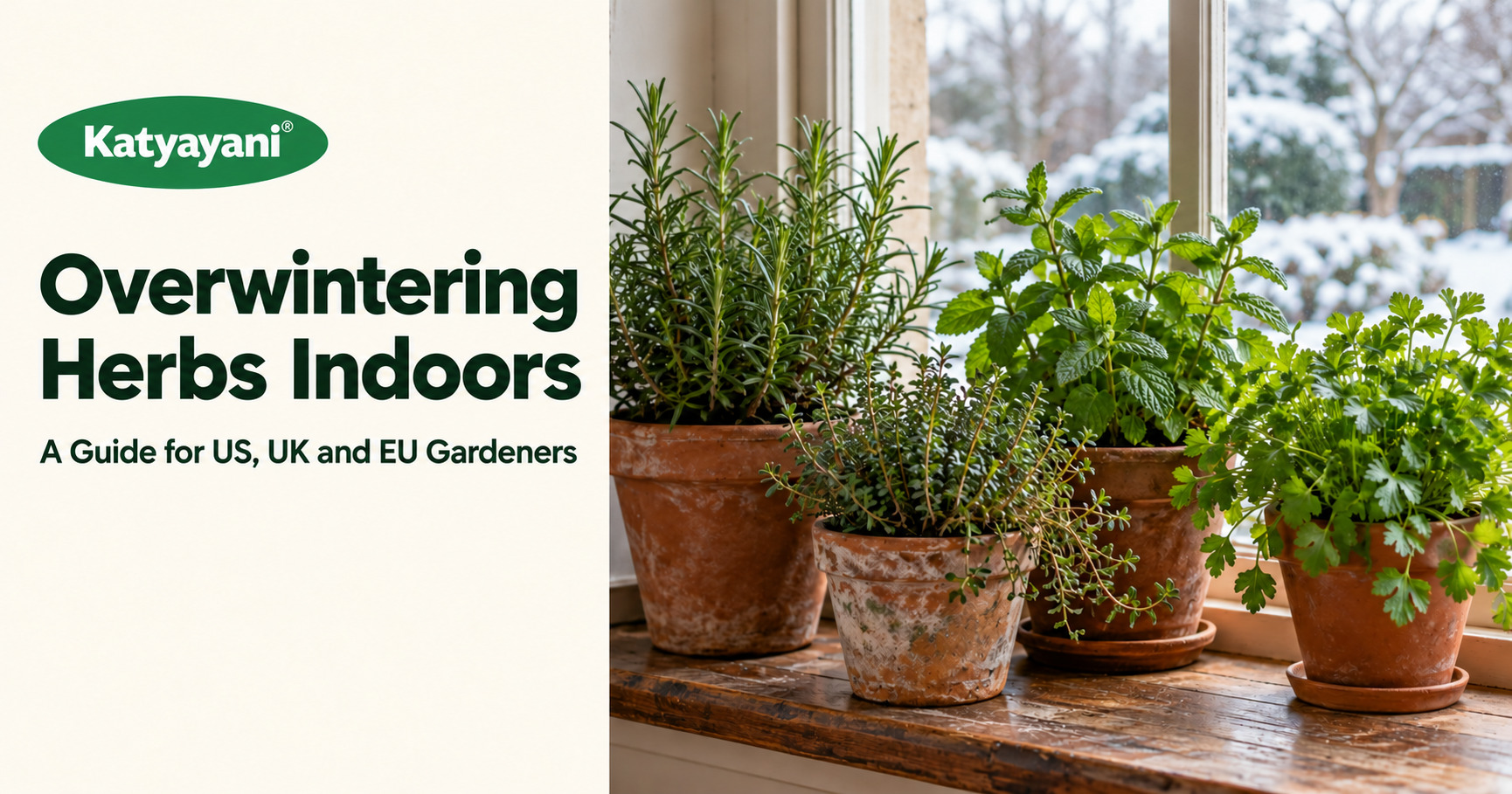 Overwintering Herbs Indoors: A Guide for US, UK and EU Gardeners