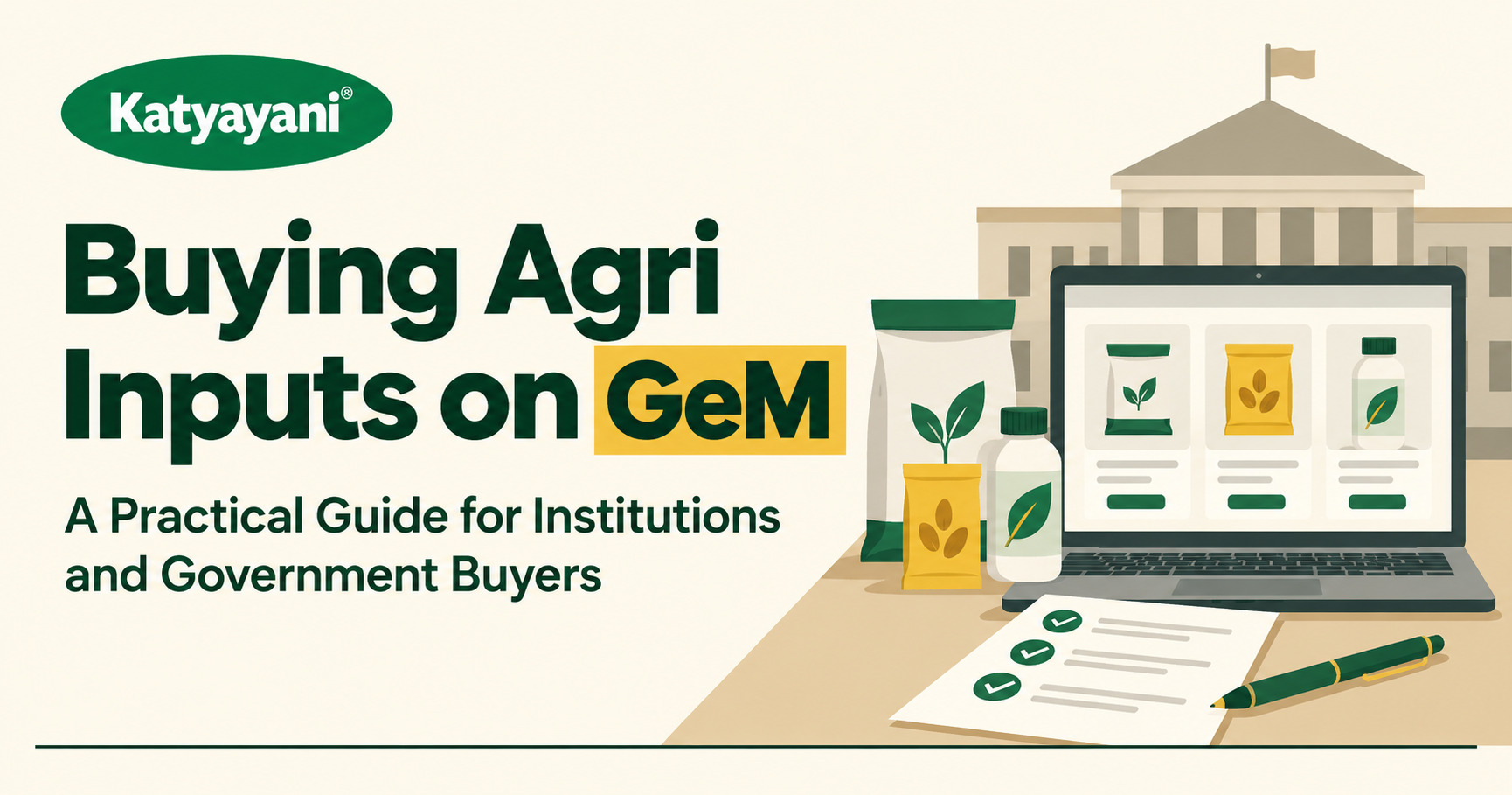 Buying Agri Inputs on GeM: A Practical Guide for Institutions and Government Buyers
