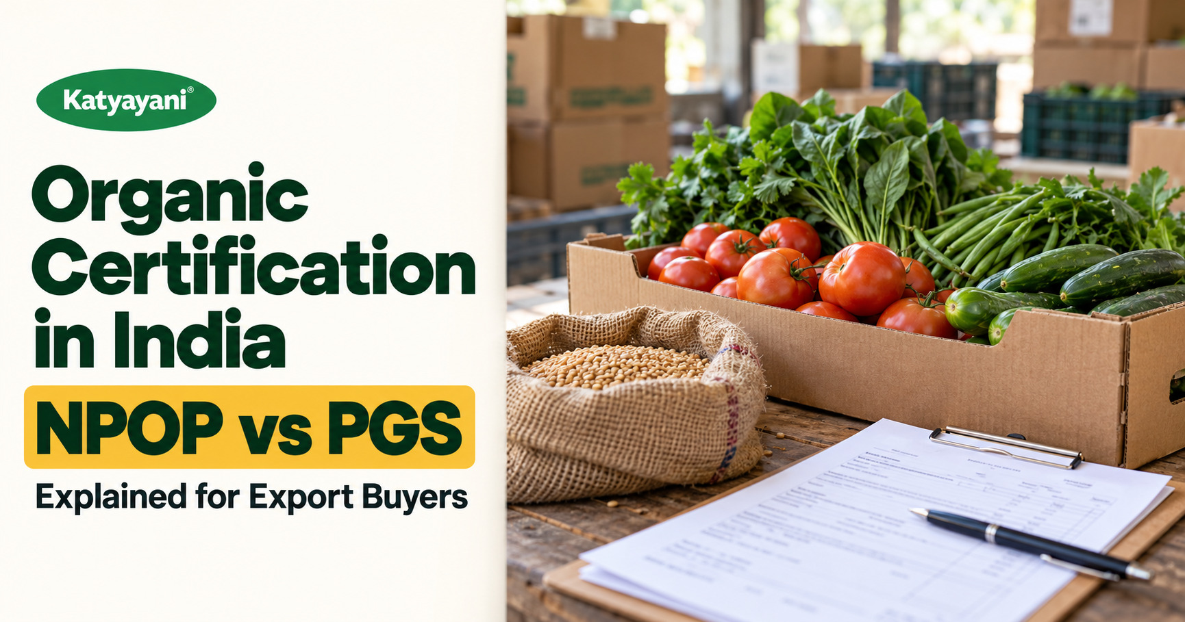 Organic Certification in India: NPOP vs PGS Explained for Export Buyers