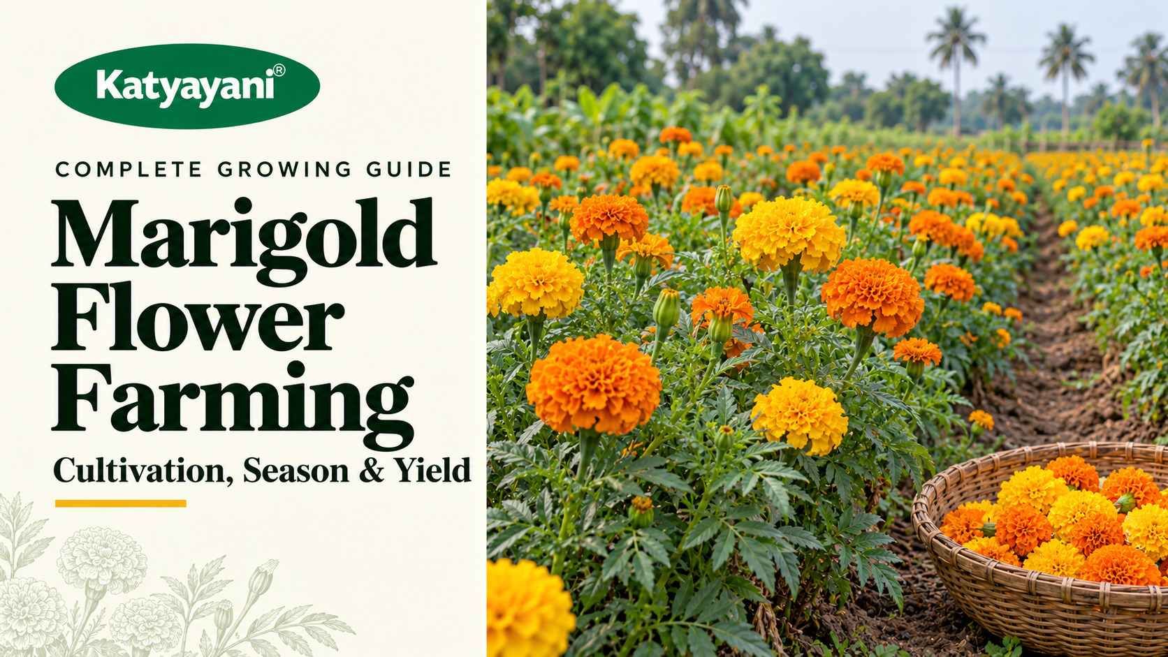 Marigold Flower Farming: Complete Guide to Cultivation, Season and Yield