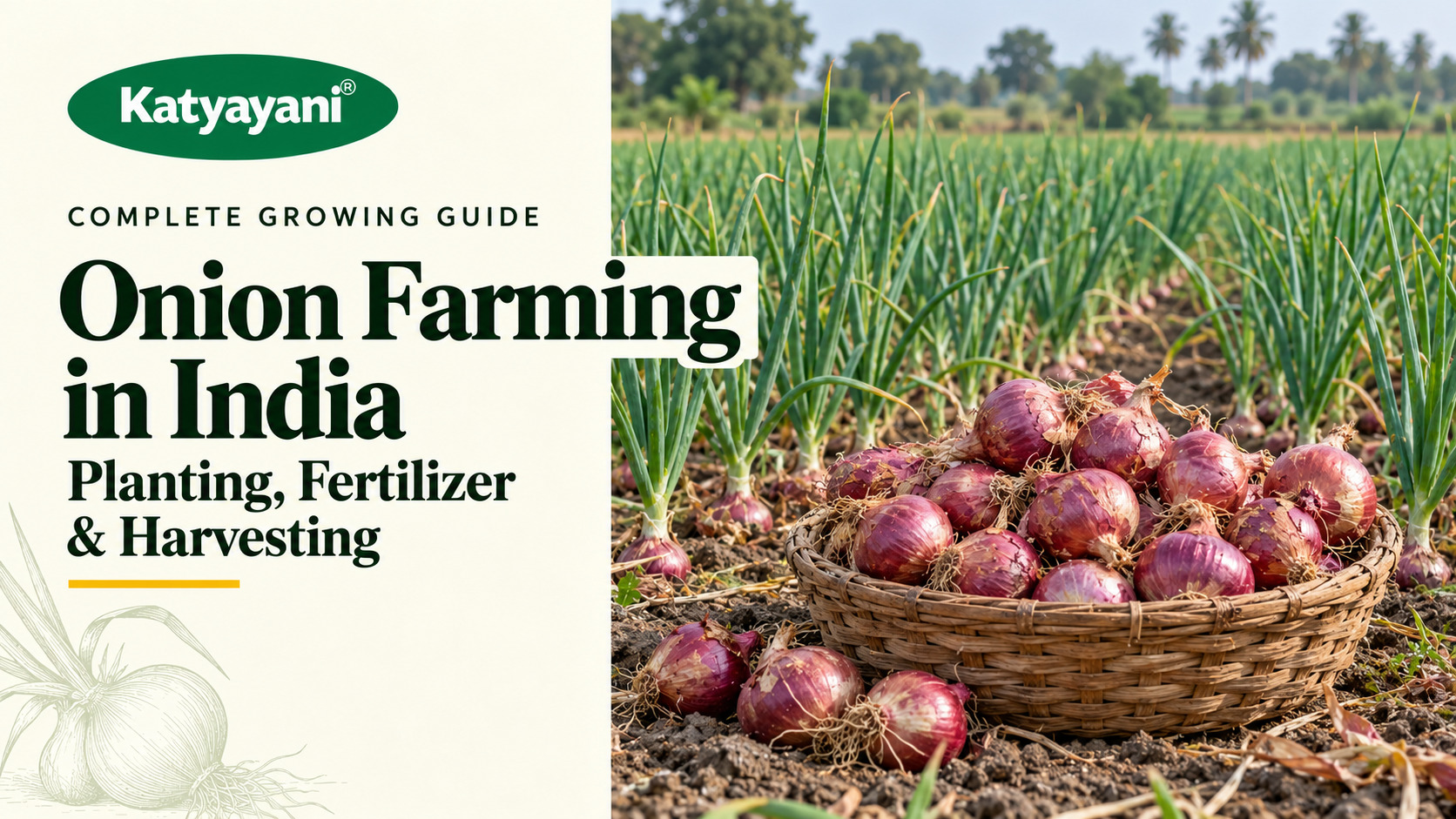 Onion Farming in India: Complete Guide to Planting, Fertilizer and Harvesting