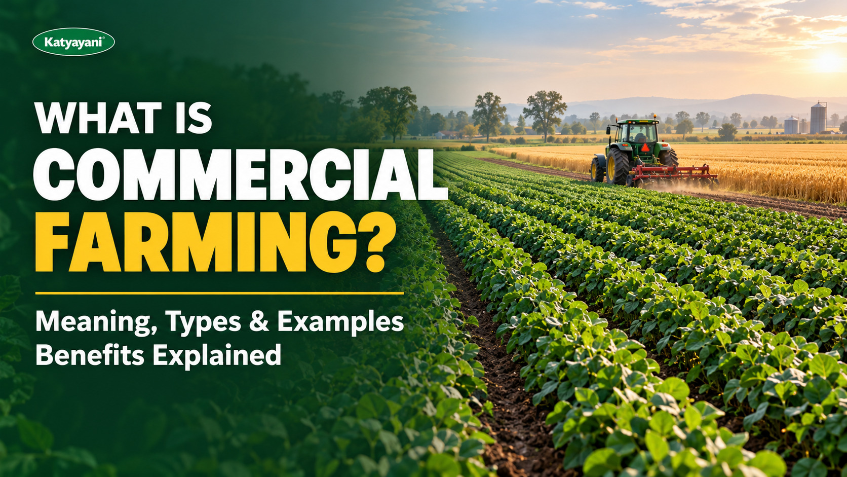 What Is Commercial Farming? Meaning, Types, Examples and Benefits