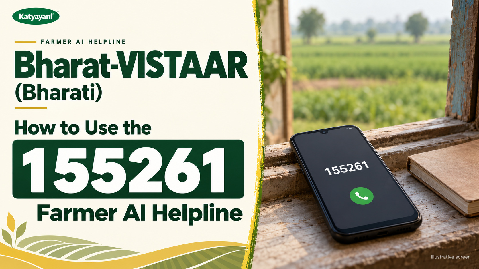 Bharat-VISTAAR: How to Use the 155261 Farmer AI Helpline (Bharati)