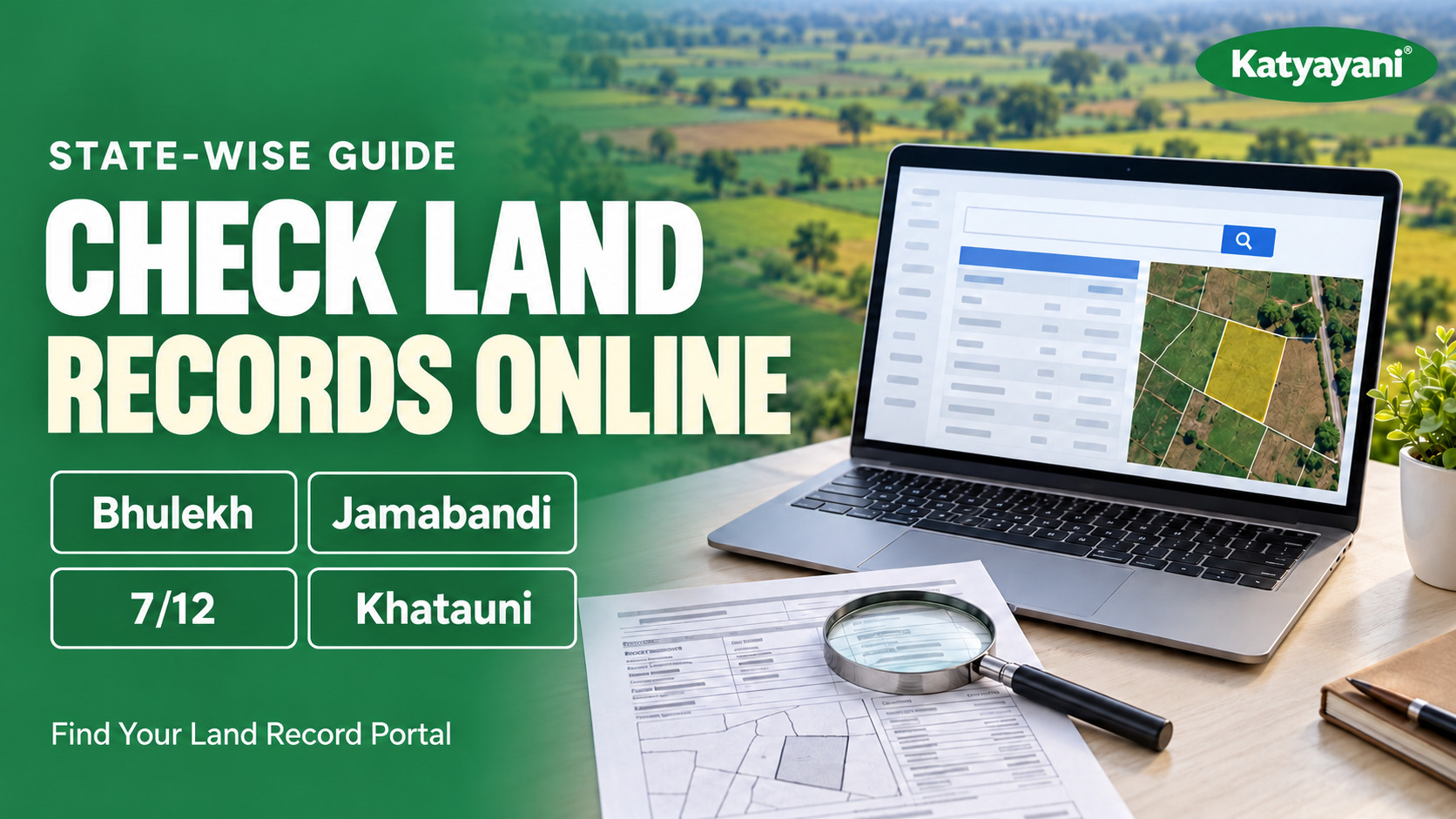 How to Check Land Records Online: State-Wise Guide to Bhulekh, Jamabandi, 7/12 and Khatauni