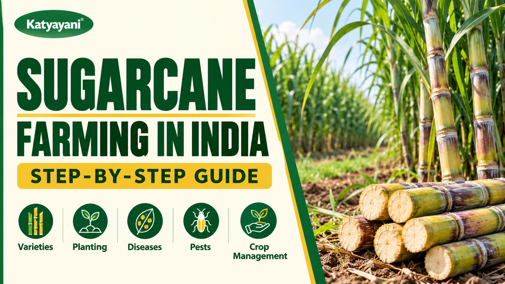 Sugarcane Farming in India: Varieties, Planting, Diseases, Pests and Step-by-Step Management
