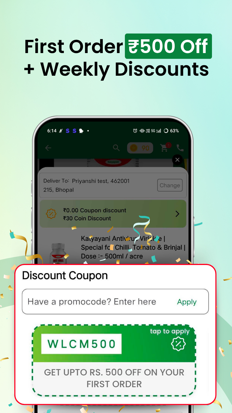 First Order Discount